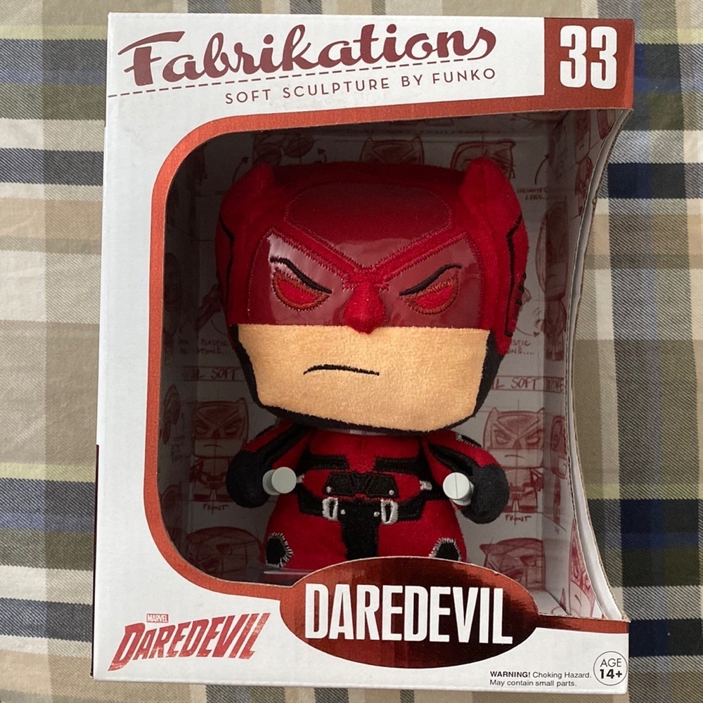 Funko Pop Fabrikations Marvel soft Sculpture Daredevil Plush Doll #33
